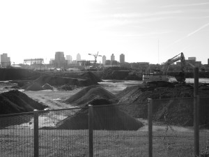 Peripheries of the Olympic stadium