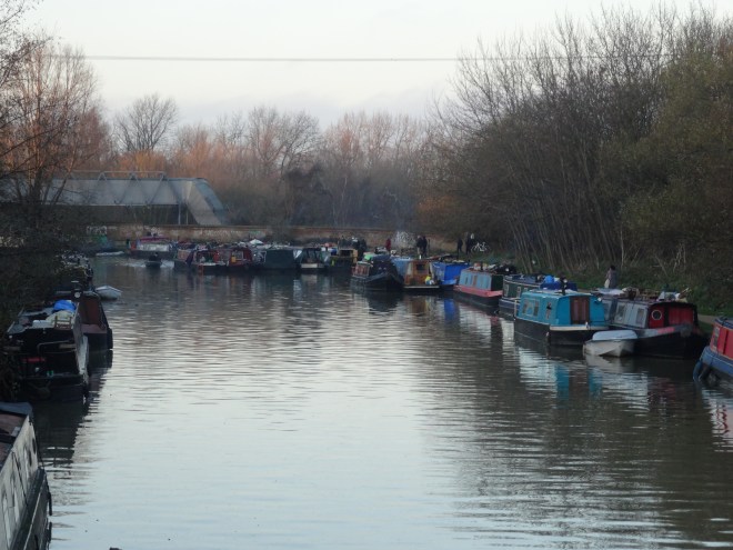 Sunset on the Stoke Newington Towpath